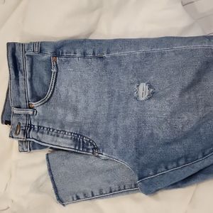 Express distressed light wash jeans